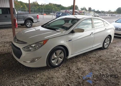 2013 Hyundai Sonata Hybrid из США, поврежденный, VIN KMHEC4A4XDA097337